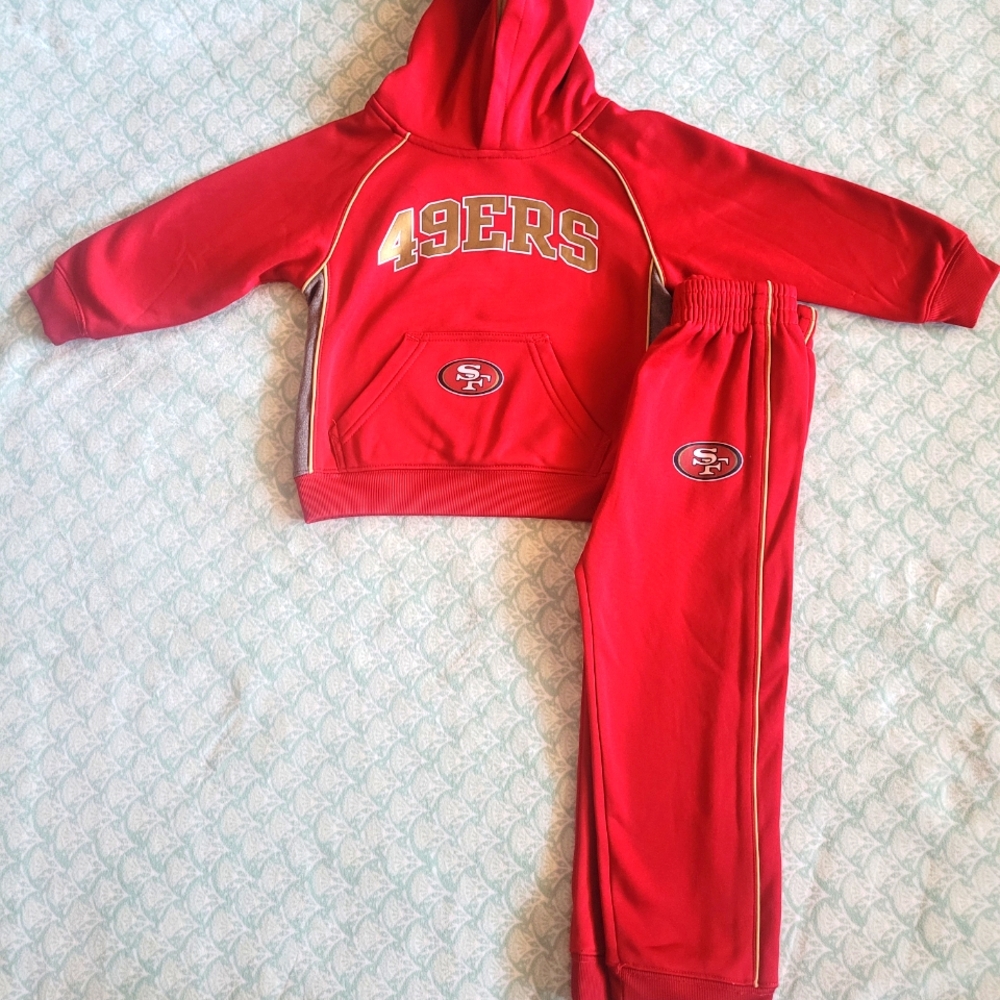San Francisco Forty Niners Team Apparel Kids Sweatsuit